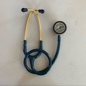Littmann Classic III stethoscope in Caribbean blue with rainbow finish